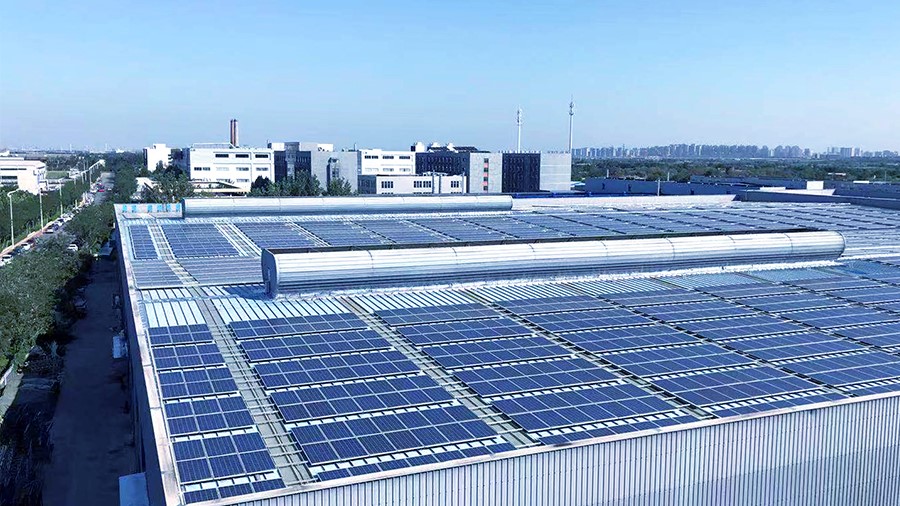 思特玻璃厂屋顶2.982MW光伏发电项目